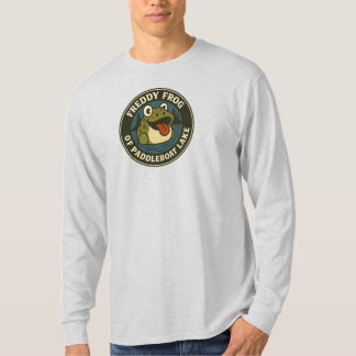 Men's T-Shirt Frog on Paddleboat Tee