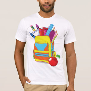 Mens-T - Shirt für Vollschultaschen