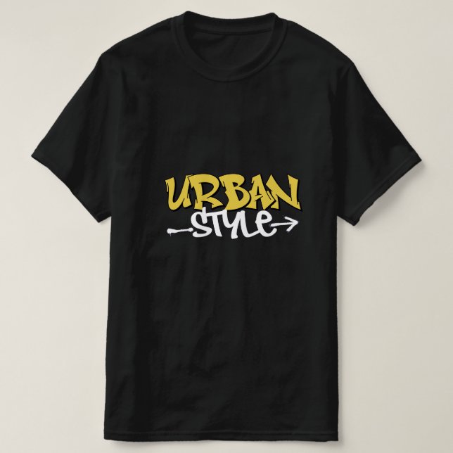 Mens-T - Shirt im urbanen Stil (Design vorne)