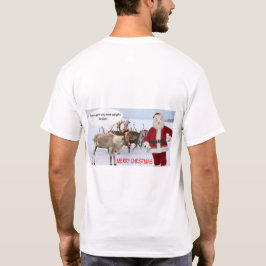 mens tee. Frohe Weihnachtswein T-Shirt