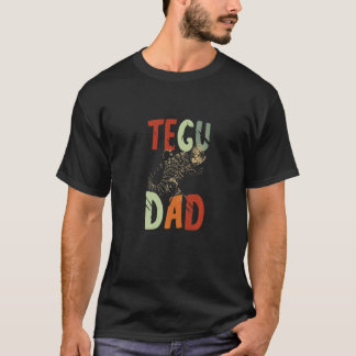 Mens Tegu Vater Reptile Tegu Lizard Pet Tegu Eigen T-Shirt