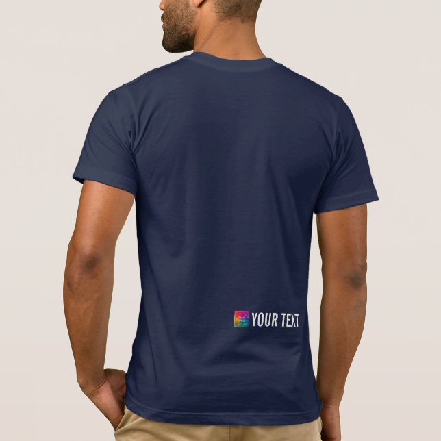 Mens Template TSjirts Back Print Bella Leinwand T-Shirt (Rückseite)