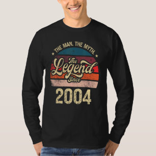 Mens the Man the Myth the Legend seit 2004 Geburt T-Shirt