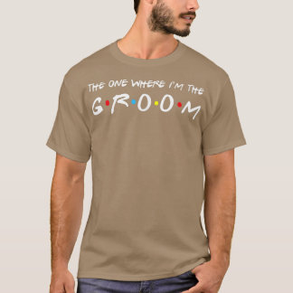 Mens the one wo ich bin Bachelor Party T-Shirt