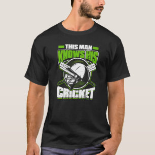 Mens This Man kennt seinen Cricket Player Batsman T-Shirt
