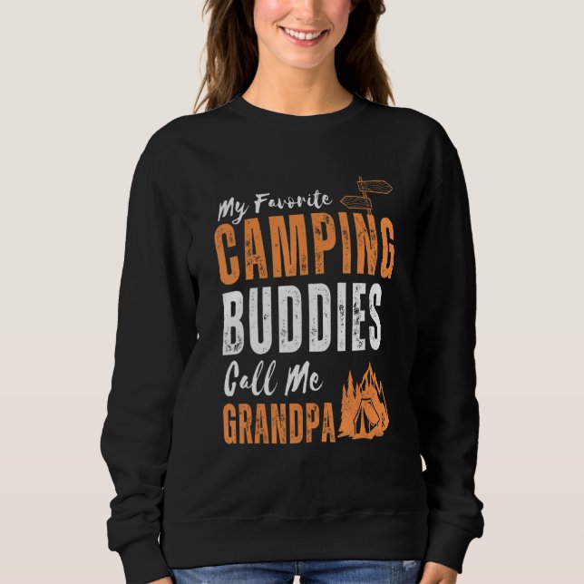 Mens This My Favorite Camping Buddies Call Me Gran Sweatshirt (Vorderseite)