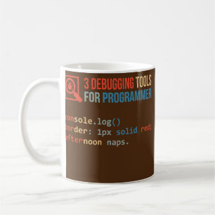 Mens Three Debugtools für Programmierer Kaffeetasse