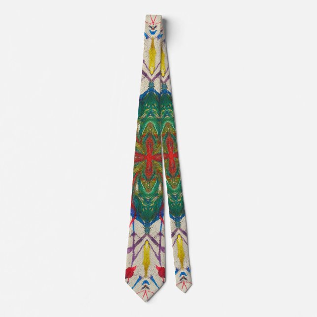 Men's tie, classy tie, colorful tie, designer tie krawatte (Vorderseite)