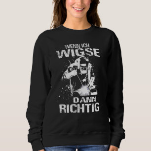 Mens Tig Welder Metal Builder Welding Metal Sayin Sweatshirt