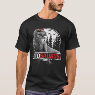 Mens Tiosaurus T Rex Dinosaur Tio Saurus Father s T-Shirt