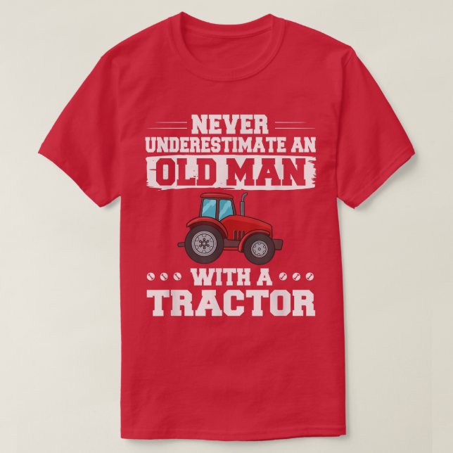 Mens Tractor Bauer Driver Kinder Sitzplatz T - Shi T-Shirt (Design vorne)