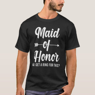 Mens Trauzeugin kriege ich einen Ring für diese Br T-Shirt