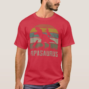 Mens Tre Dino 2 Kids Rawr Grandpa s, Papasaurus Di T-Shirt