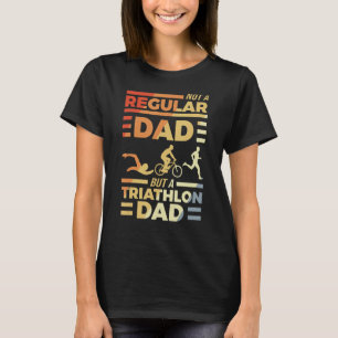 Mens Triathlon Papa Motivierend Zitat Triathlete T-Shirt