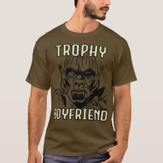 Mens Trophy Boyfriend Zombie Monster BF T-Shirt