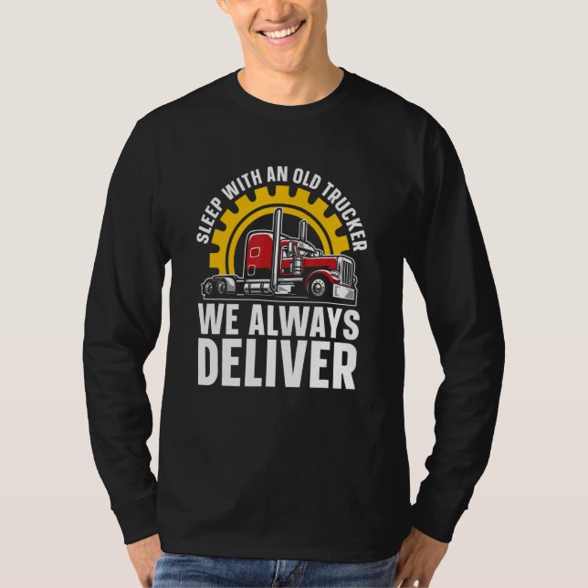 Mens Truck Driver Unglaublich witzig LKW Big Rig A T-Shirt (Vorderseite)