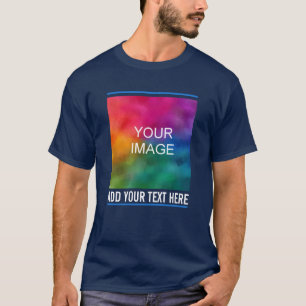 Mens Tshirts Fügen Sie Ihrem Foto Firmenlogo Text