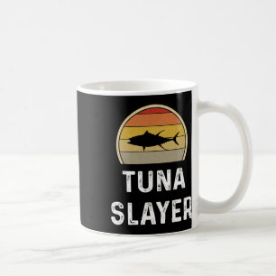 Mens Tuna Slayer Fishing Gaben Funny Fisherman Shi Kaffeetasse