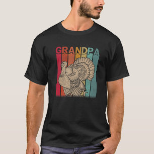 Mens Turkey Retro Style Vintag Opa Graphic Fa T-Shirt