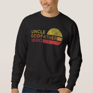 Mens Uncle Godvater Herausgeber für Lieblings Onke Sweatshirt