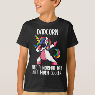 Mens Unicorn Vater Girl Birthday Party Bekleidung, T-Shirt