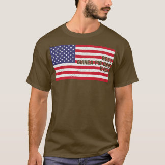 Mens USA Flag Best Guinea Pig Vater Ever Patriotic T-Shirt