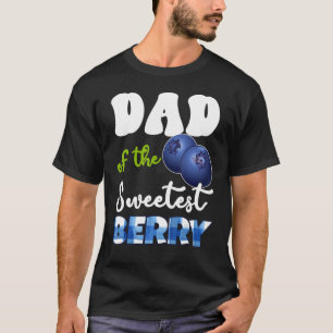 Mens Vater Berry 1. Geburtstag Blueberry Thema Swe T-Shirt