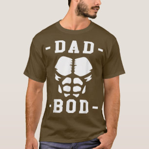 Mens Vater Bod Workout Training Bodybuilder Gym Da T-Shirt