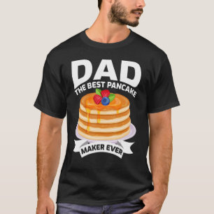 Mens Vater Der beste Pancake Maker je Pancake Vate T-Shirt
