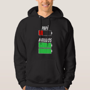 Mens Vater der Geburtswetten Batterien erste Twins Hoodie