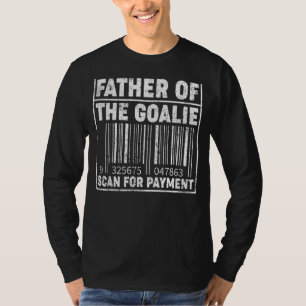 Mens Vater der Goalie auf Hockey-Bezahlung T-Shirt