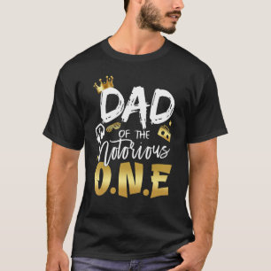 Mens Vater der notorischen 1. Geburtstagsschule T-Shirt