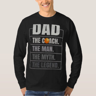 Mens Vater Der Trainer Mythos der legendären Tisch T-Shirt