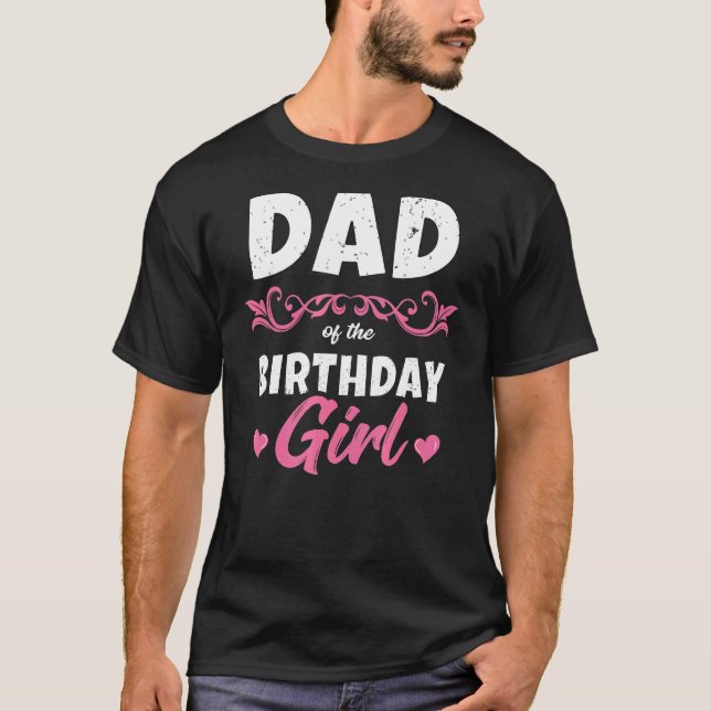 Mens Vater des Geburtstagskameraden T-Shirt (Vorderseite)