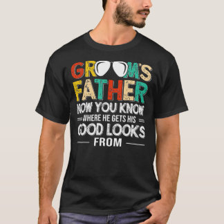 Mens Vater des Groom-Vaters Hochzeitskostüm T-Shirt
