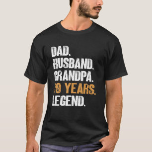 Mens Vater Ehemann Opa 70 Jahre Legend - Birthda T-Shirt