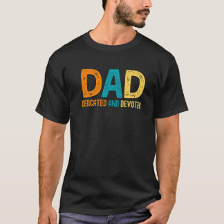 Mens Vater gewidmet und gewidmet glücklichen Vater T-Shirt