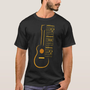 Mens Vater Gitarren Akkorde für Vater Gitarrist Va T-Shirt