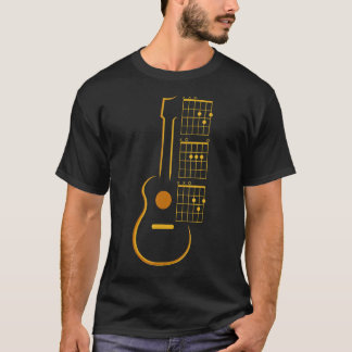Mens Vater Gitarren Akkorde für Vater Gitarrist Va T-Shirt