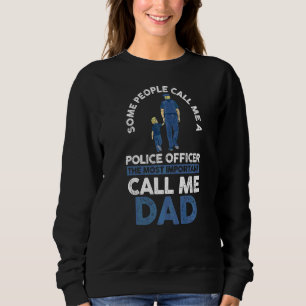 Mens Vater Pater Polizeichef Sweatshirt