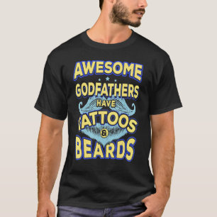 Mens Vater Phantastische Godväter haben Tattoos un T-Shirt