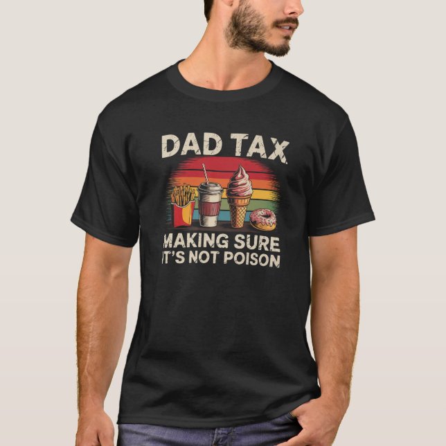 Mens-Vater-Steuer, um sicherzustellen, dass es nic T-Shirt (Vorderseite)