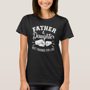Mens Vater und Tochter die besten Freunde für das T-Shirt