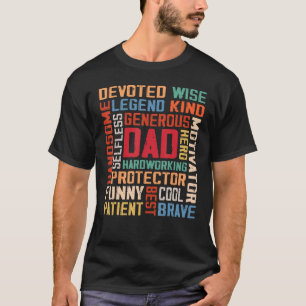 Mens Vaters Weltgrößter Vater Phantastisch Retro B T-Shirt