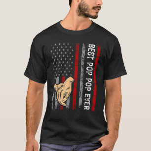 Mens Vatertag Beste große Bro je mit US-amerikanis T-Shirt