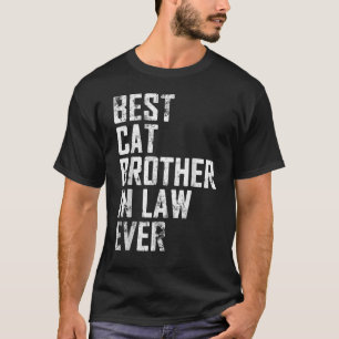 Mens Vatertag Bester Katzen Bruder im Jura je Vint T-Shirt