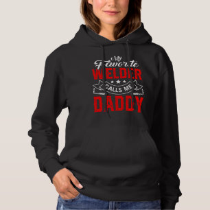 Mens Vatertag Mein Lieblings-Welder nennt mich Dad Hoodie