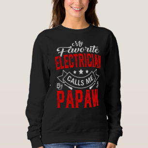 Mens Vatertag Mein Lieblingselektrischer ruft mich Sweatshirt
