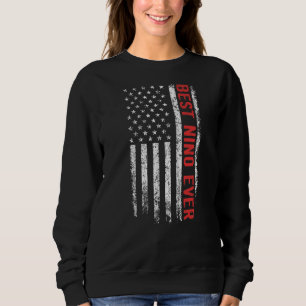 Mens Vathage Day for Vater Best Nino jemals Americ Sweatshirt