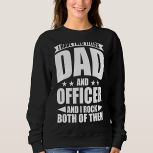 Mens Vathers Day Best Papa je bin ich Vater und Po Sweatshirt